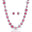 Conjunto Colar Riviera Mix Rubi Cravejado Cristal com Fecho Italiano - 40 cm