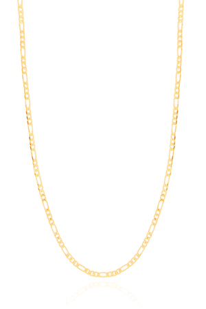 Gargantilha Masculina Grumet 2 mm Banhado a Ouro 18K - 60 cm