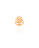 Piercing Filetes Martelados Banhado a Ouro 18K