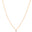 Gargantilha Veneziana Ponto de Luz Cristal 5 mm Banhado a Ouro 18K - 40 cm