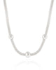 Choker Detralhada com Bolas Ródio Branco