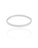 Bracelete Parafusos 4 mm Ródio Branco