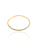 Pulseira Rivieira Turmalina 2 mm Maleável