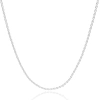 Gargantilha Cordão Baiano Ródio Branco