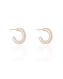 Brinco Argola Pérola 2.0 cm Banhado a Ouro 18K