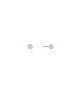 Brinco Pérola 4 mm Banhado a Ouro 18K