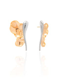 Brinco Libélula Mix de Banhos 3.7 cm Banhado a Ouro 18K