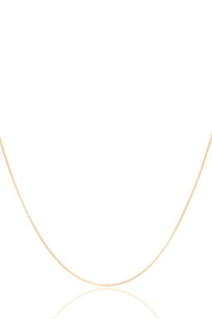 Gargantilhas Venezianas 3 x 45 + 5 cm Banhado a Ouro 18K