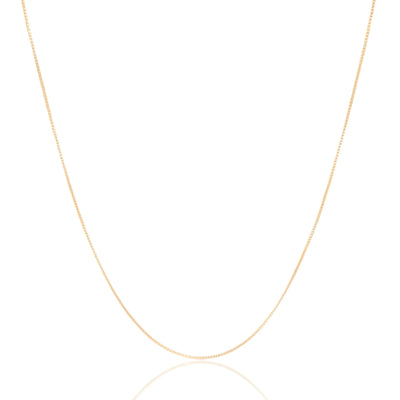 Kit 3 Colares Veneziana Banhado a Ouro 18K - 45 cm