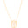 Gargantilha Oval Orgânico Ponto de Luz Cristal Banhado a Ouro 18K - 45 cm