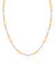 Choker Abaulada ABS Mix de Banhos Banhado a Ouro 18K