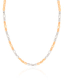 Choker Abaulada ABS Mix de Banhos Banhado a Ouro 18K