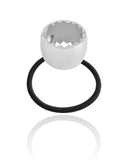 Pony Cuff Tubo Liso Banho Branco