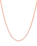 Choker Riviera Ametista 2 mm Banhado a Ouro 18K