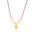 Choker Fio Coreano Redondo Liso Ponto de Luz Cristal Banhado a Ouro 18K