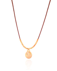 Choker Fio Coreano Redondo Liso Ponto de Luz Cristal Banhado a Ouro 18K