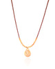 Choker Fio Coreano Redondo Liso Ponto de Luz Cristal Banhado a Ouro 18K
