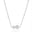 Choker Elos Bolas Lisas Ródio Branco