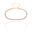 Pulseira Riviera Onix 2 mm Banhado a Ouro 18K