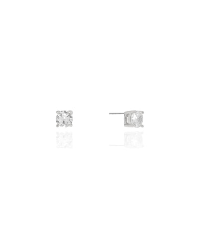 Brinco Ponto de Luz Cristal 6 mm