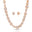 Conjunto Colar Riviera Mix Cravejado Cristal com Fecho Italiano - 40 cm