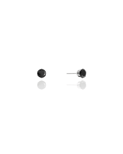 Brinco Ponto de Luz Preto 5 mm