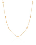 Choker Elos Pontos de Luz Banhado a Ouro 18K