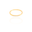 Anel Liso Cravejado Cristal Tamanho 16 Banhado a Ouro 18K