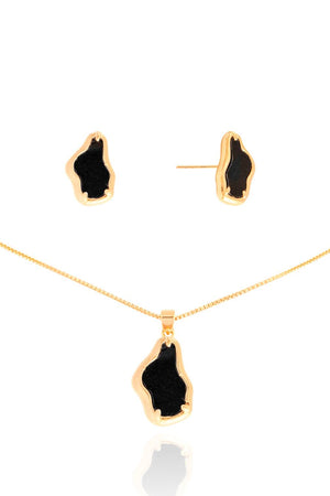Conjunto Orgânico Resinado Preto