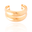 Bracelete Duas Peças Lisas Banhado a Ouro 18K