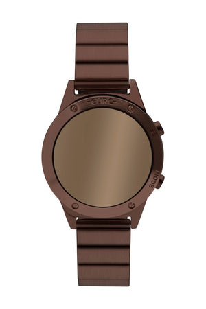 Relógio Euro Feminino Fit Reflexos Marrom
