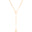 Gargantilha Gravata Bolinhas Banhado a Ouro 18K - 40 cm