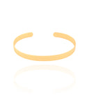 Bracelete Texturizado 5 mm Banhado a Ouro 18K