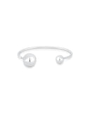 Bracelete 2 Bolas Aberto Liso