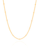 Choker Grumet Bolinhas Banhado a Ouro 18K