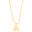 Gargantilha Ferradura Cavalo Cravejado Cristal Banhado a Ouro 18K - 45 cm
