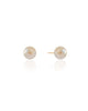 Brinco Pérola 10 mm Banhado a Ouro 18K