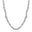 Choker Cascalhos Lisos Ródio Branco - 32 cm