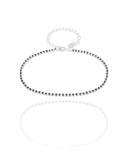 Pulseira Riviera Onix 2 mm Ródio Branco