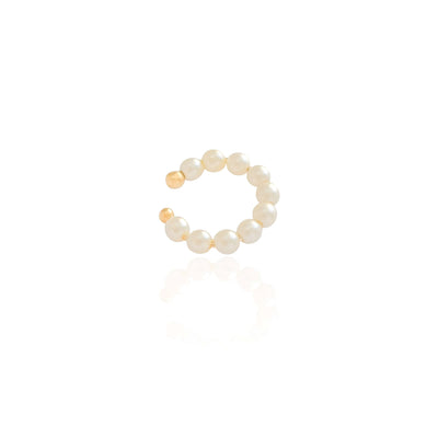 Piercing Perolas Banhado a Ouro 18K