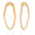 Brinco Orgânico Grumet Banhado a Ouro 18K