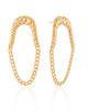 Brinco Orgânico Grumet Banhado a Ouro 18K