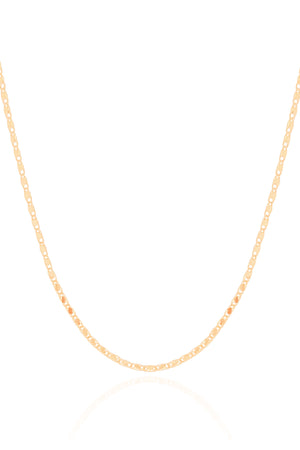 Choker Piastrine 1 mm Banhado a Ouro 18K