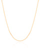 Choker Piastrine 1 mm Banhado a Ouro 18K