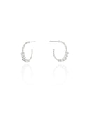 Brinco Argola Bolinhas e Cravejada Cristal