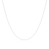 Choker Bolinhas Lisas 1.5 mm Ródio Branco