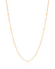 Gargantilha Veneziana Bolinhas Lisas Banhado a Ouro 18K - 45 cm