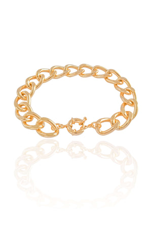 Pulseira Grumet Banhado a Ouro 18K
