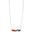 Gargantilha Veneziana Cristal Colorido Ródio Branco