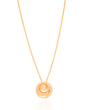 Gargantilha Veneziana Redondo Ponto de Luz Cristal Banhado a Ouro 18K - 45 cm